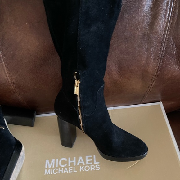 MICHAEL KORS SUEDE HIGH HEEL BOOTS - Picture 5 of 5
